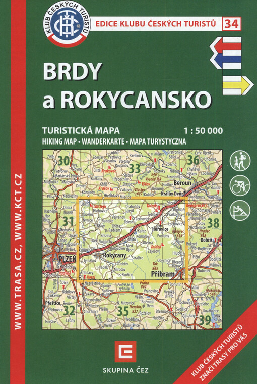 Brdy a Rokycansko : turistická mapa 1:50 000