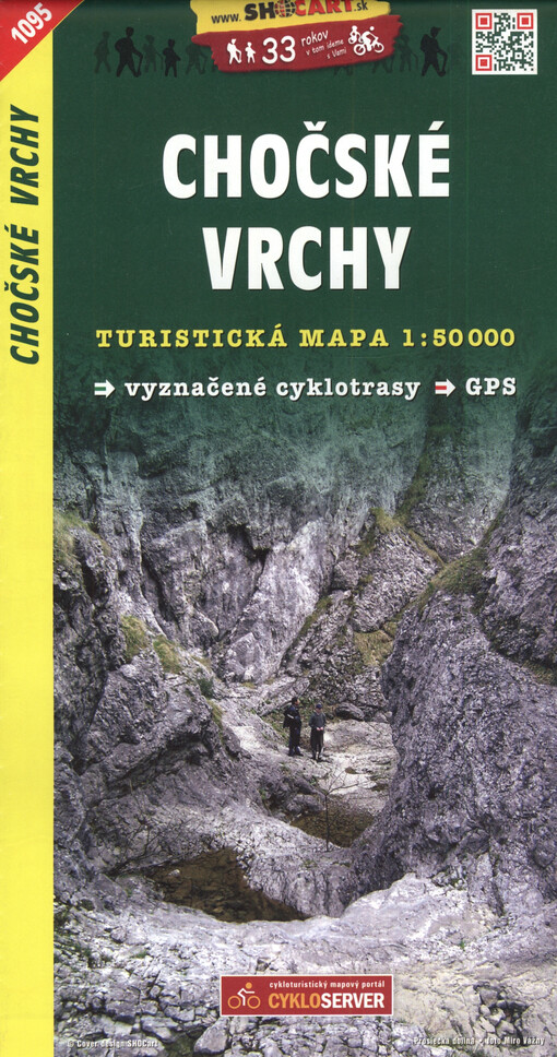 Chočské vrchy : turistická mapa 1:50 000 : vyznačené cyklotrasy