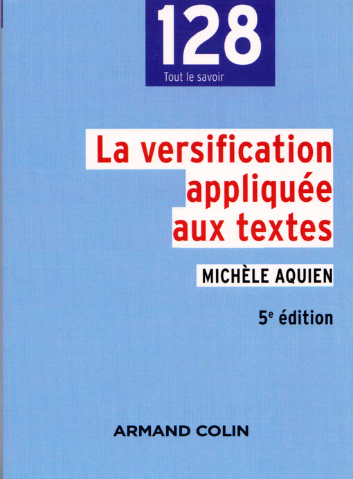 La versification appliquée aux textes