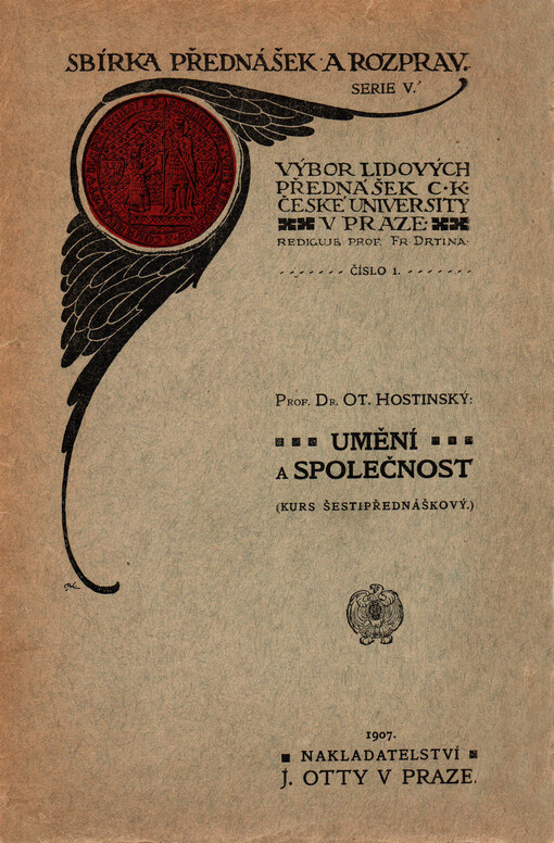 Umění a společnost : (kurs šestipřednáškový)