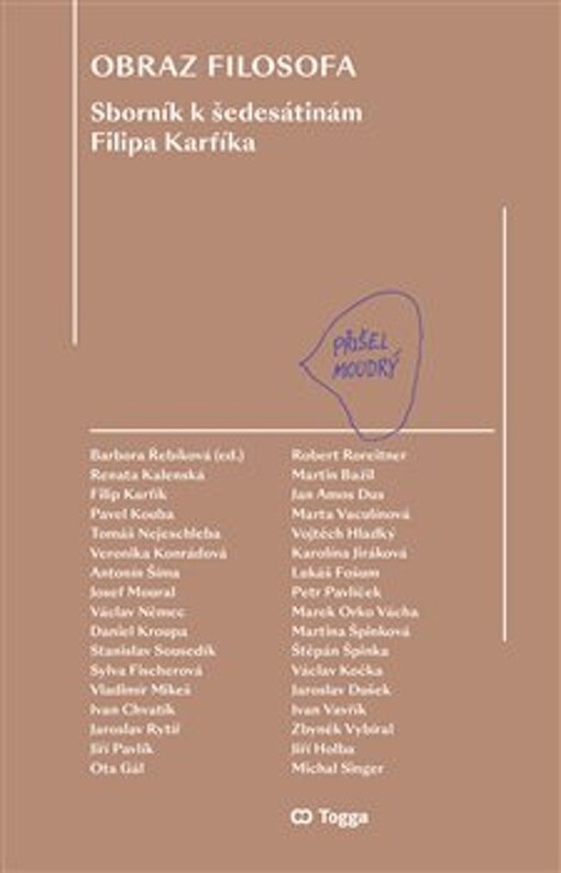 Obraz filosofa : sborník k šedesátinám Filipa Karfíka
