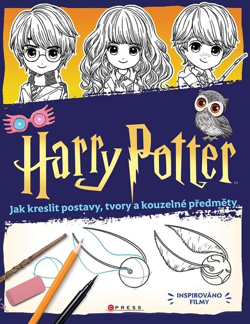 Harry Potter : jak kreslit postavy, tvory a kouzelné předměty