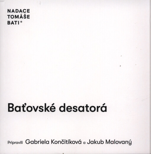 Baťovské desatorá