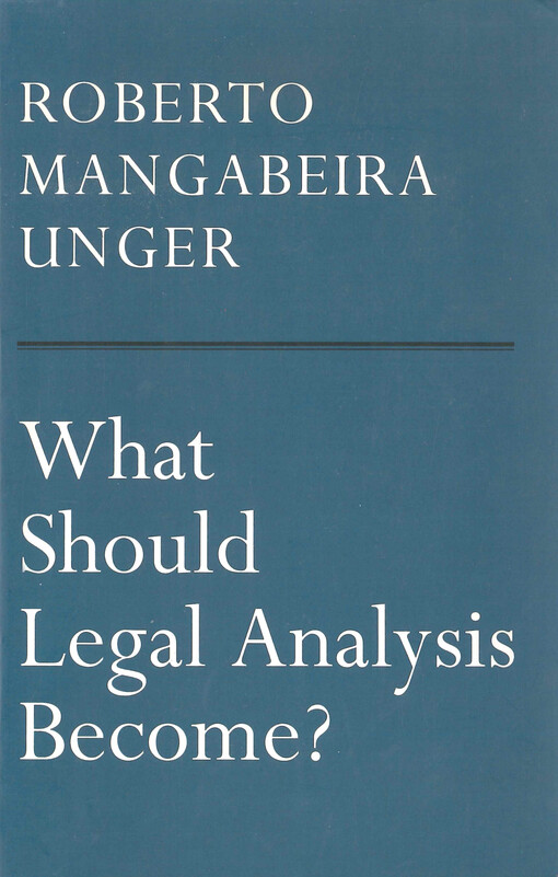 What should legal analysis become?