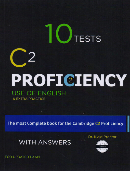 C2 Proficiency 10 practice tests : use of English : with key