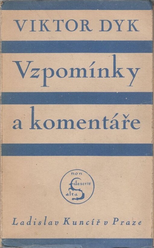 Vzpomínky a komentáře :1893-1918
