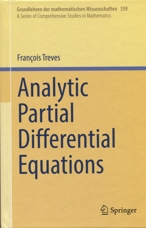 Analytic partial differential equations