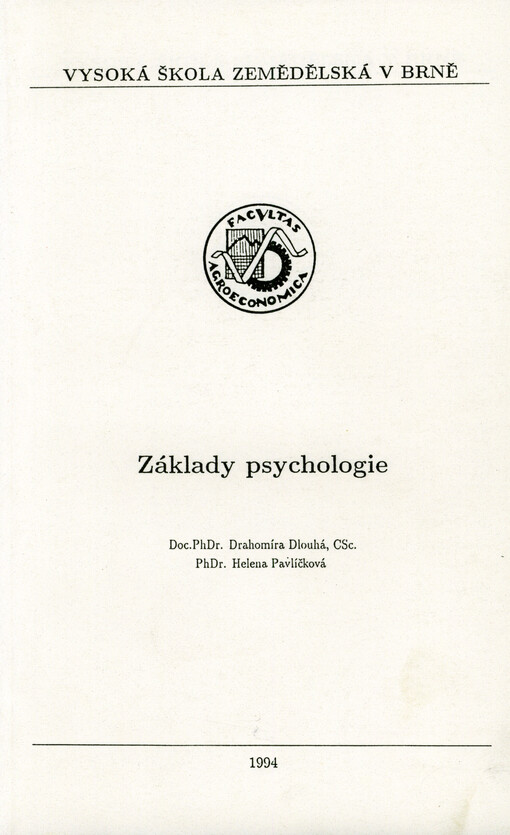 Základy psychologie