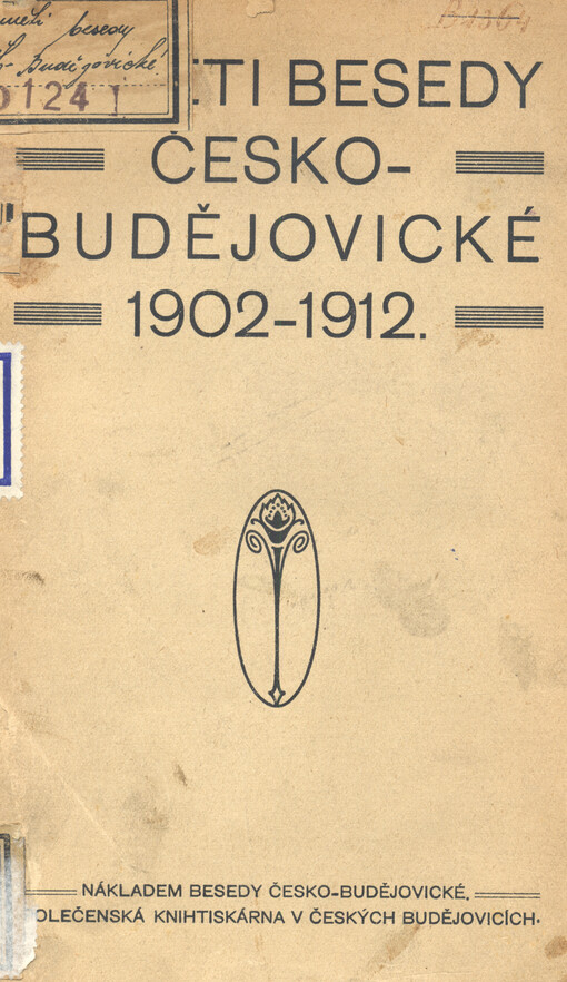 Paměti Besedy česko-budějovické 1902-1912