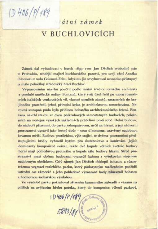 Státní zámek v Buchlovicích