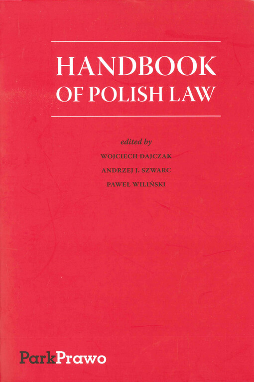 Handbook of Polish law