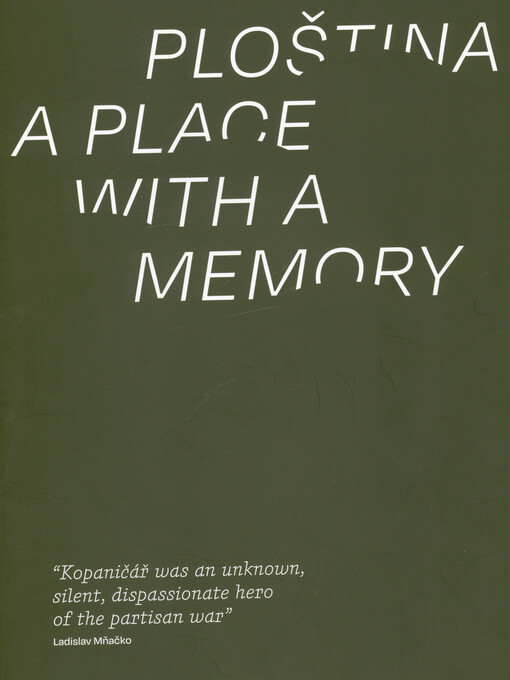 Ploština - a place with a memory