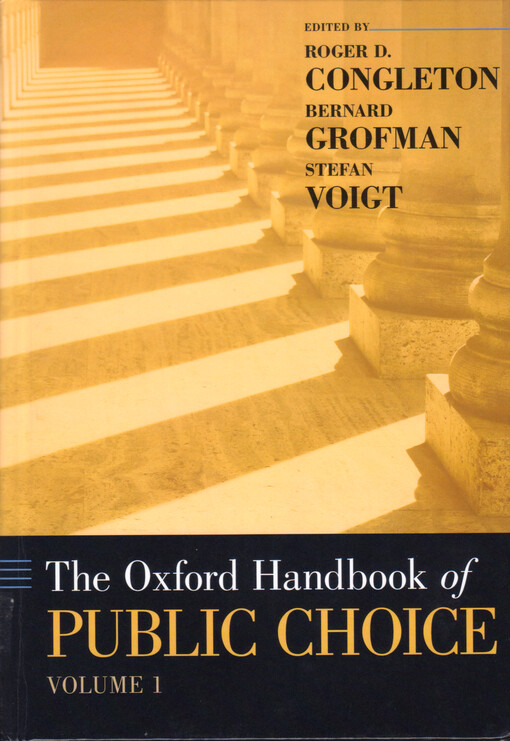 The Oxford handbook of public choice. Volume 1