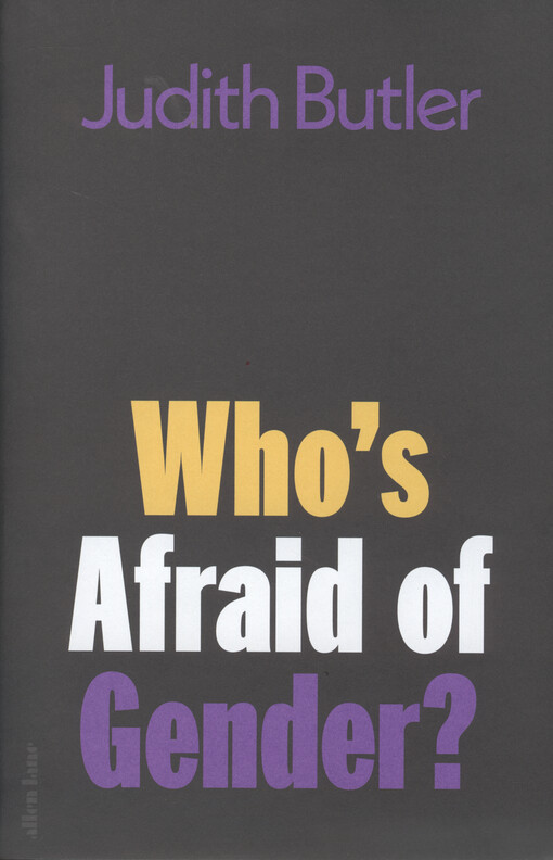 Who's afraid of gender?