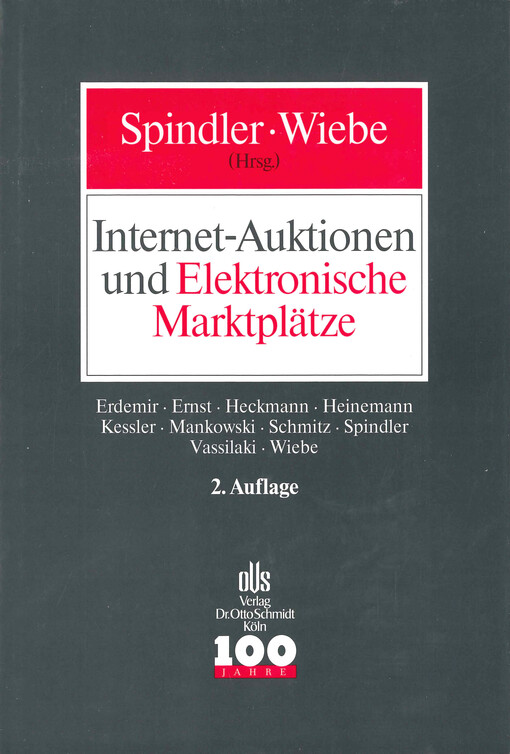 Internet-Auktionen und Elektronische Marktplätze