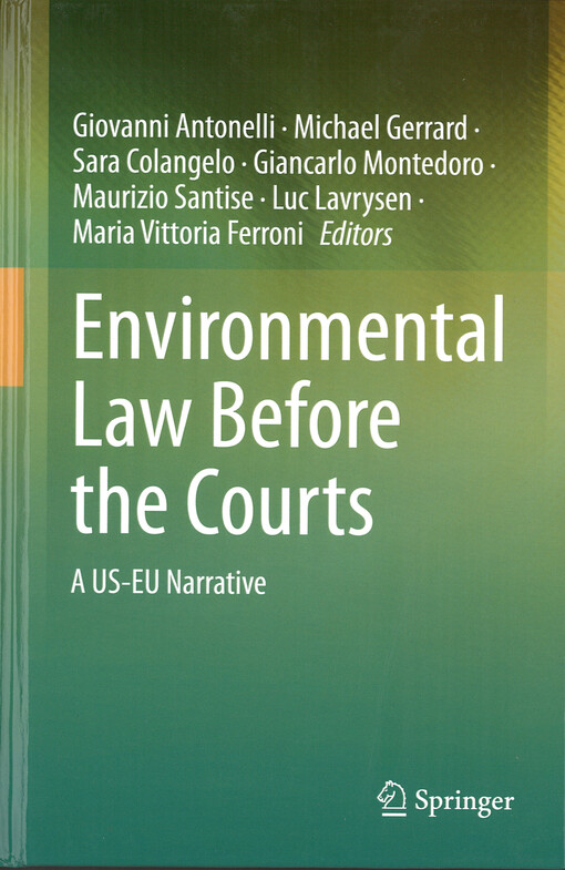 Environmental law before the courts : a US-EU narrative