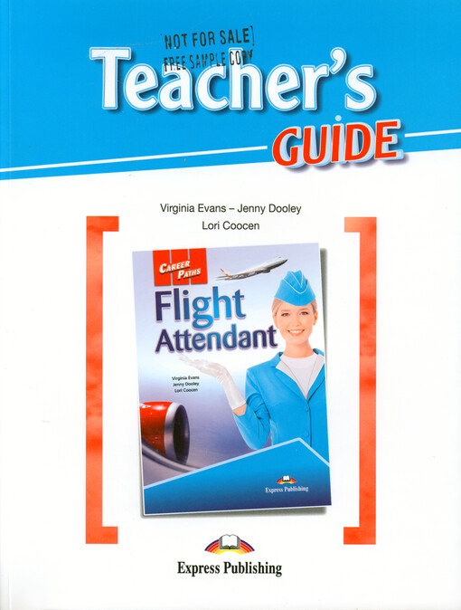 Flight attendant. Teacher's book