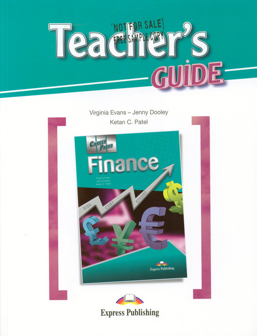 Finance. Teacher's book