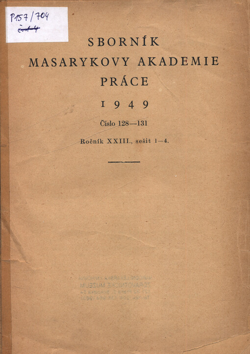Sborník Masarykovy akademie práce