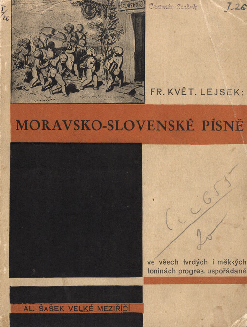 Moravsko-slovenské písně : ve všech tvrdých i měkkých toninách progres. uspořádané