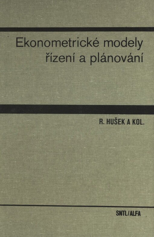 Ekonometrické modely řízení a plánování