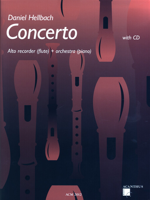 Concerto : alto recorder (flute) + orchestra (piano)