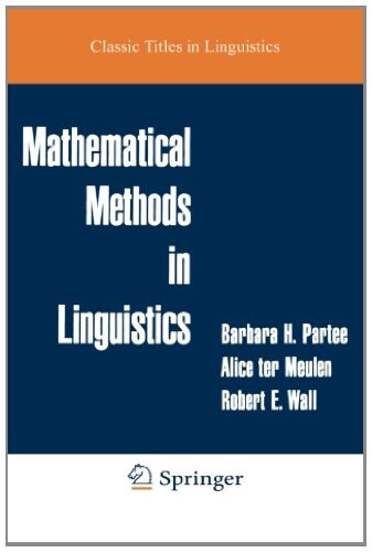 Mathematical methods in linguistics