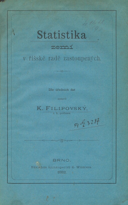 Statistika zemí v říšské radě zastoupených