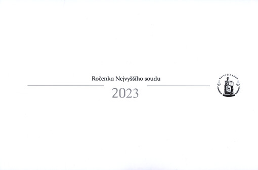 Ročenka Nejvyššího soudu ... = The Supreme Court yearbook ...