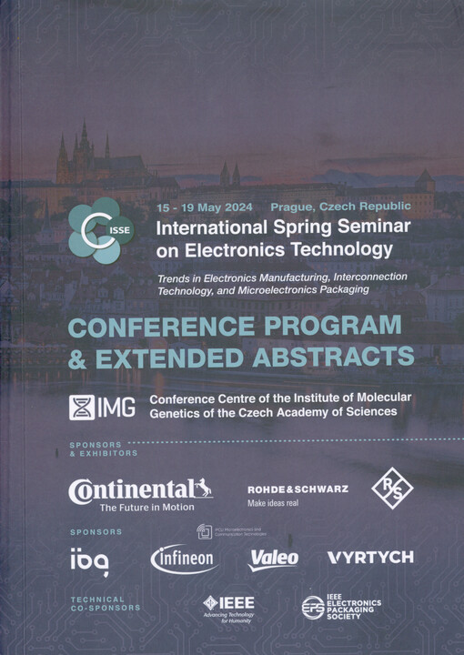 ISSE 2024 : 47th International Spring Seminar on Electronics Technology : 