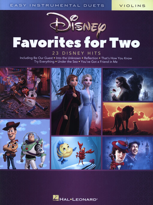 Disney Favorites for Two : Easy Instrumental Duets : Violins