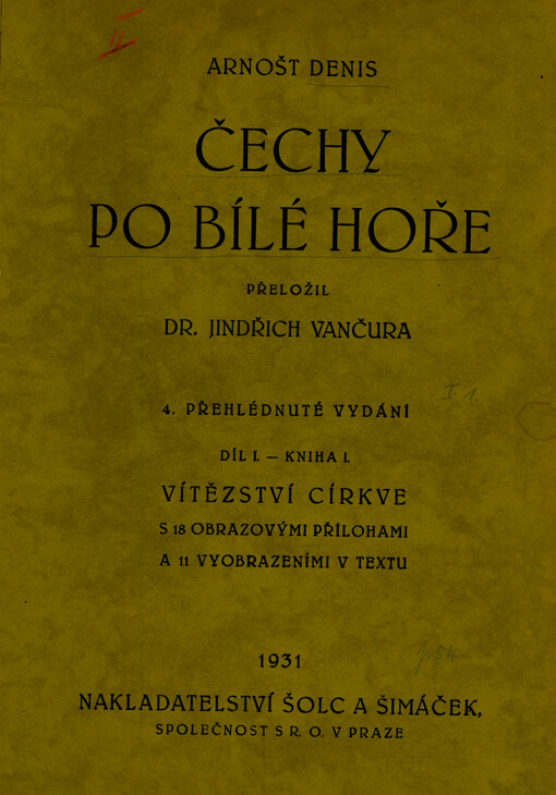Čechy po Bílé hoře. Díl I. Kniha I., Vítězství církve