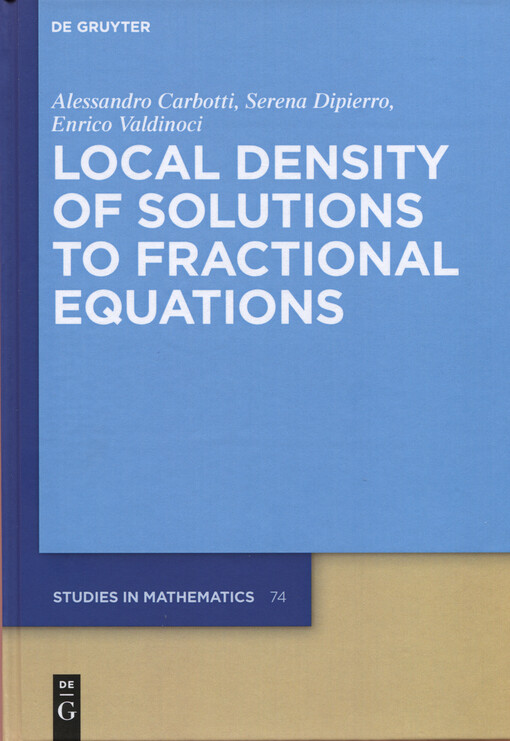 Local density of solutions to fractional equations
