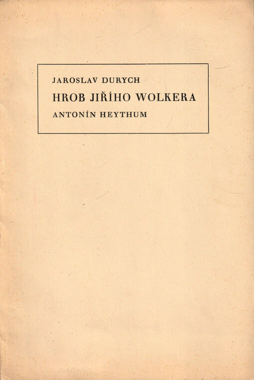 Hrob Jiřího Wolkera