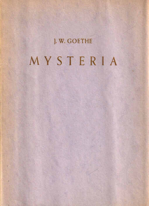Mysteria : Fragment