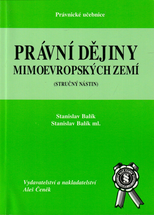 Právní dějiny mimoevropských zemí : stručný nástin