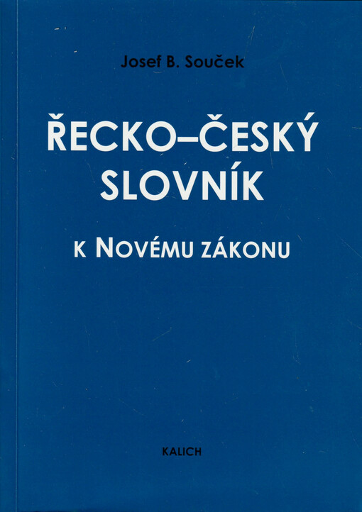 Řecko-český slovník k Novému zákonu