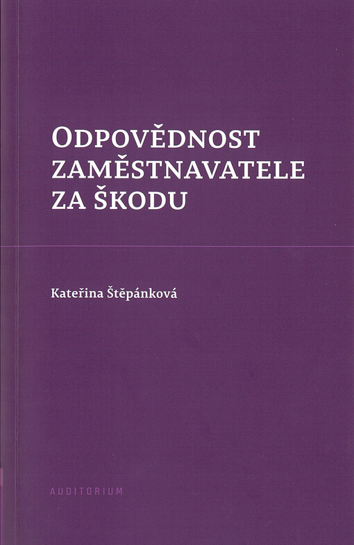 Odpovědnost zaměstnavatele za škodu