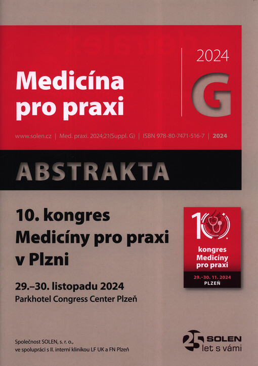 ... kongres Medicíny pro praxi v Plzni - kongres praktických lékařů : abstrakta : ...