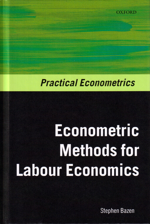Econometric methods for labour economics