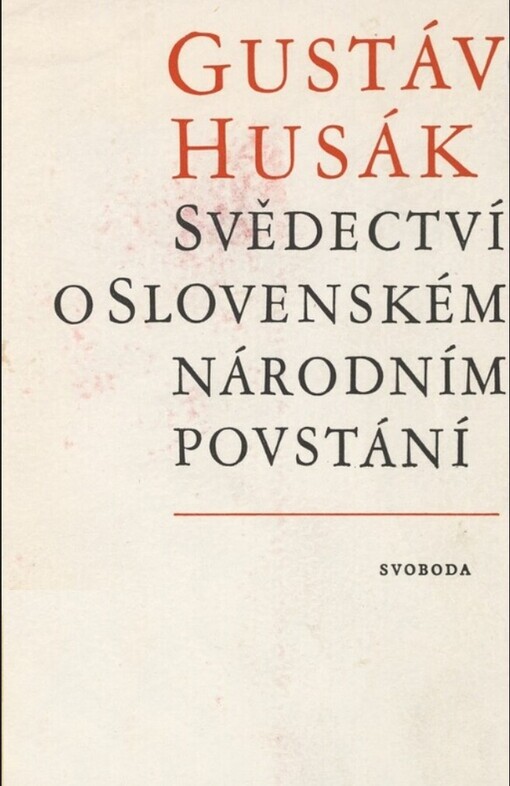 Svědectví o Slovenském národním povstání