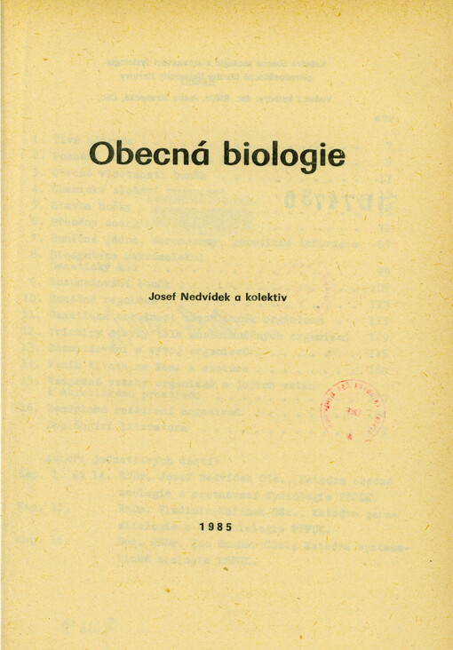 Obecná biologie