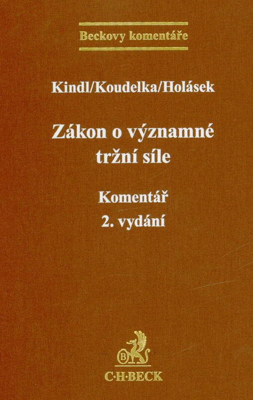 Zákon o významné tržní síle a nekalých obchodních praktikách při prodeji zemědělských a potravinářských produktů : komentář