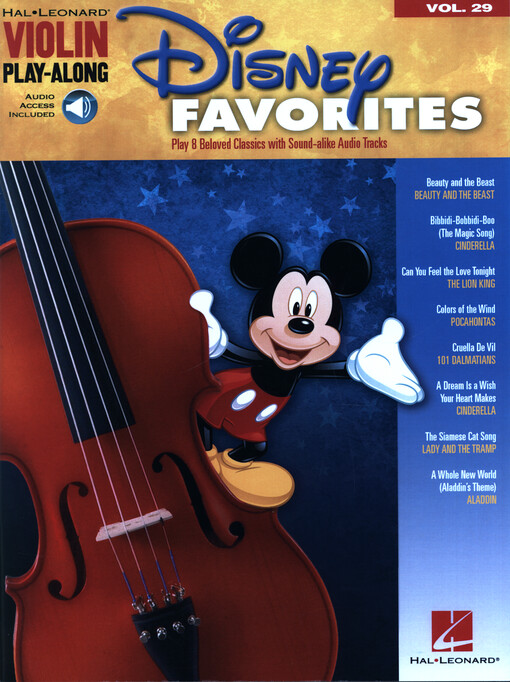 Disney Favorites : Violin Play-Along. Volume 29