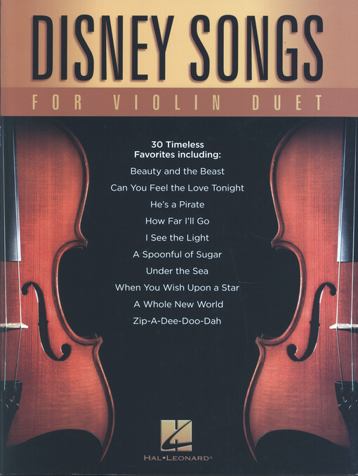 Disney Songs for Violin Duet