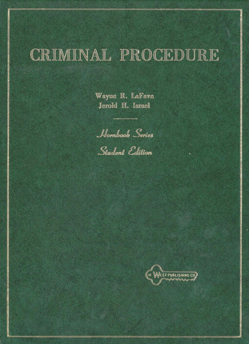 Criminal procedure