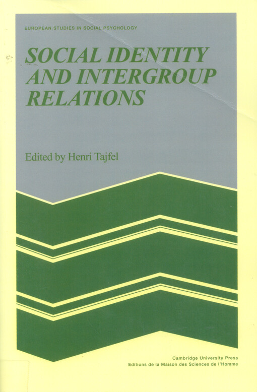 Social identity and intergroup relations