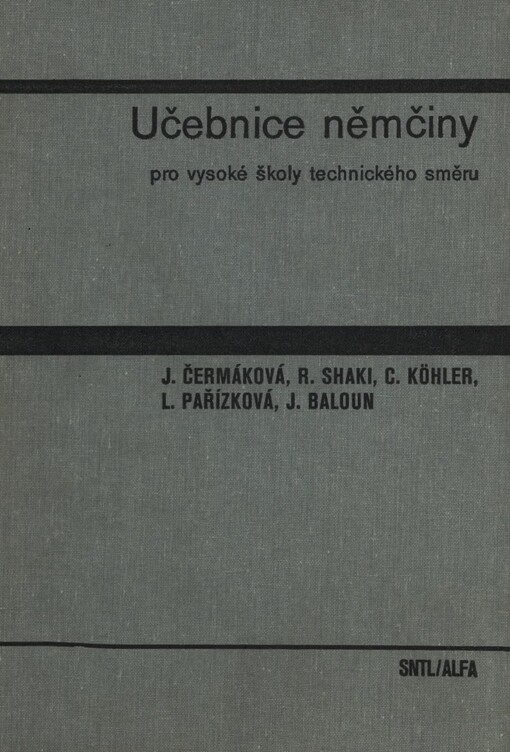 Učebnice němčiny pro vysoké školy technického směru
