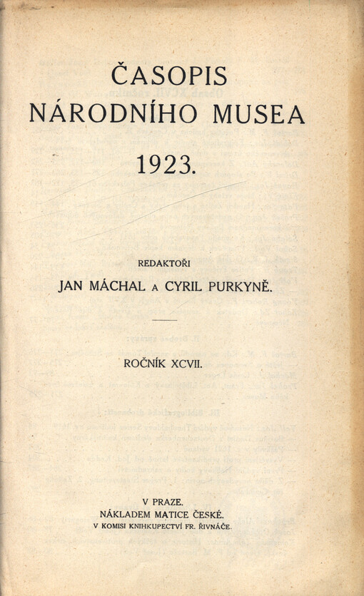 Časopis Národního musea