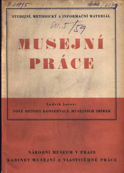 Nové metody konservace musejních sbírek